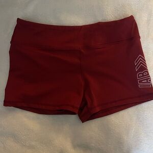 Women's Red Workout Shorts